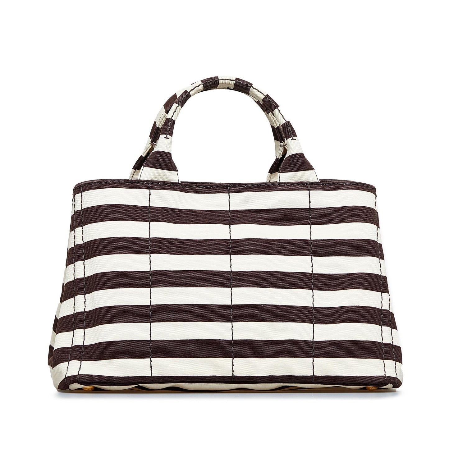 Prada Canapa Righe Satchel (SHG-GLNjBC)