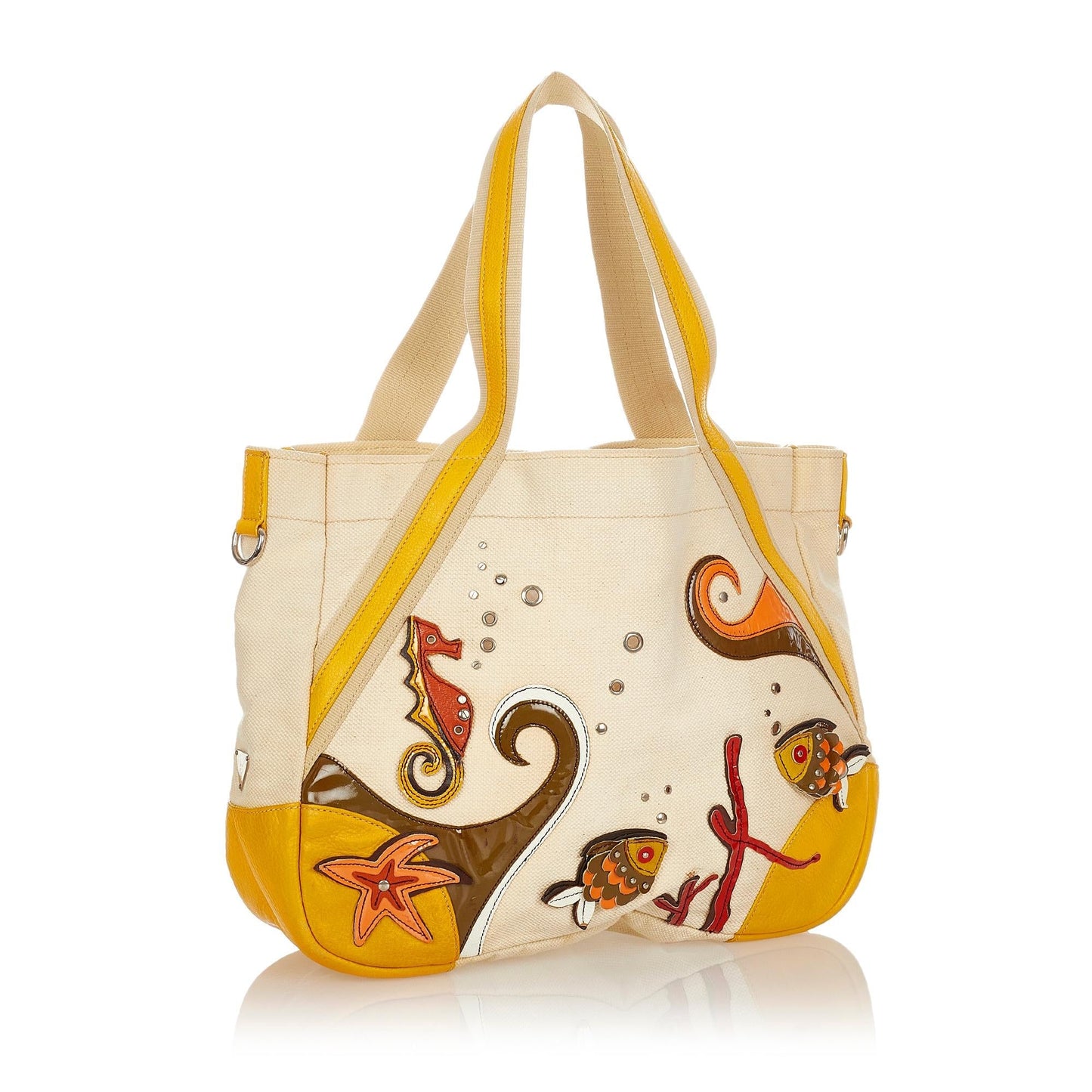 Prada Canapa Sea Life Tote Bag - Ewore Bags