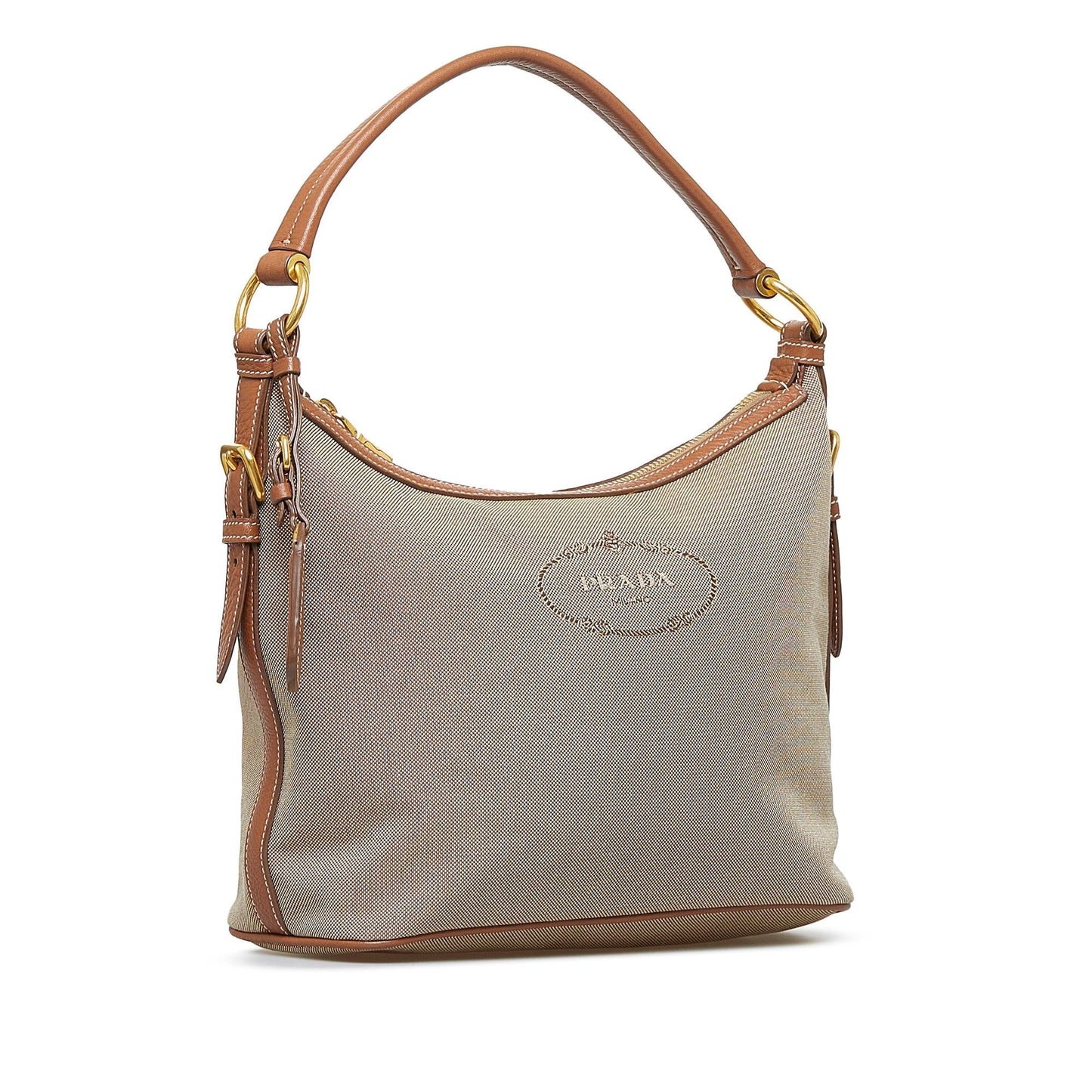Prada Canapa Shoulder Bag (SHG-mJ3BB2)