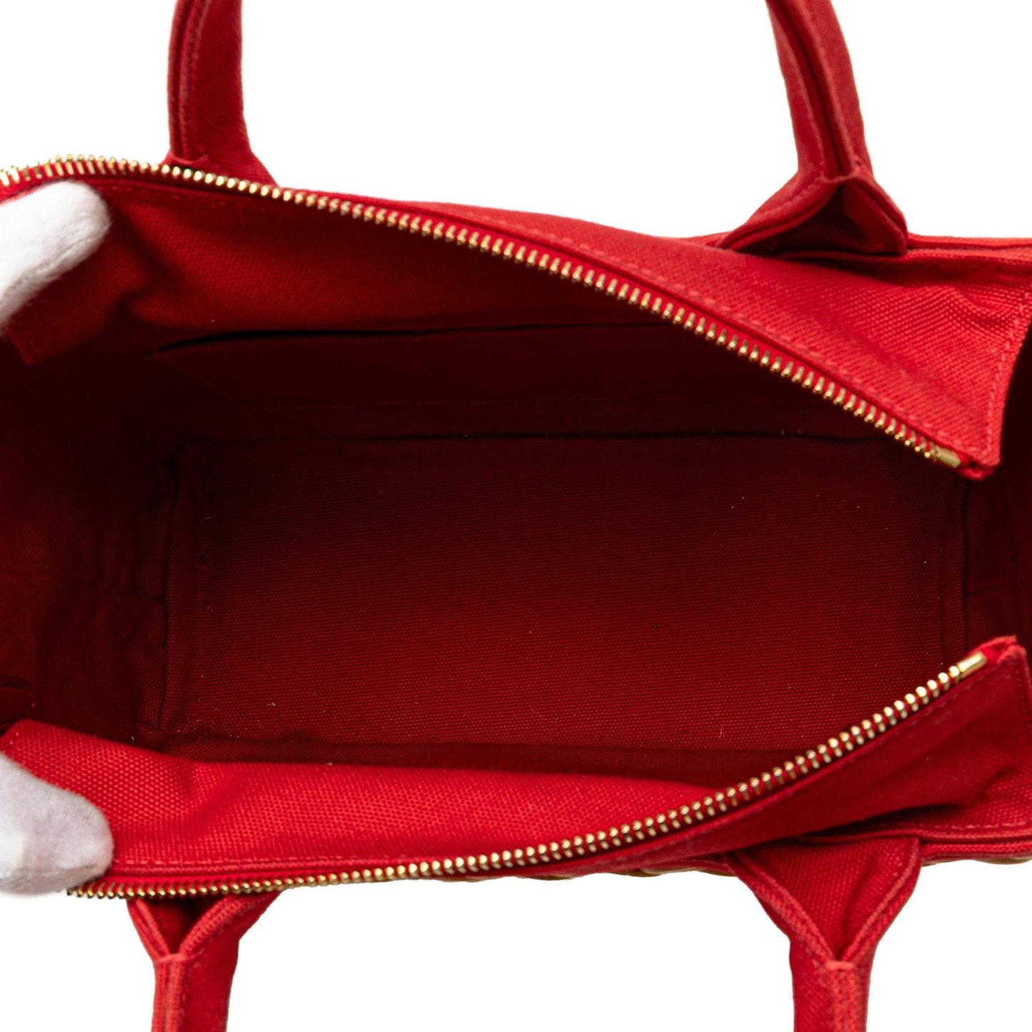 Prada Canapa Trimmed Midollino Satchel