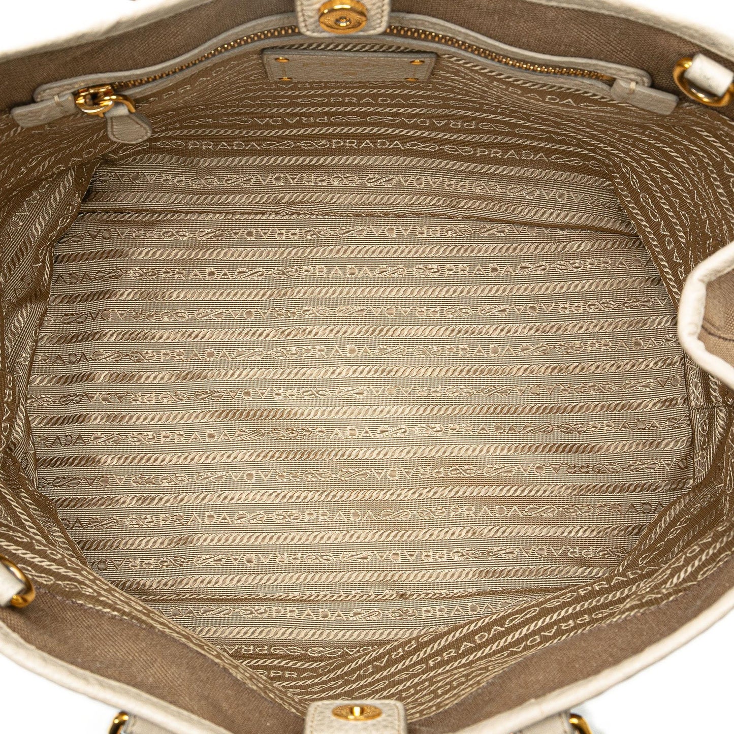 Prada Canvas Canapa Logo Satchel (SHG-Haws7D)