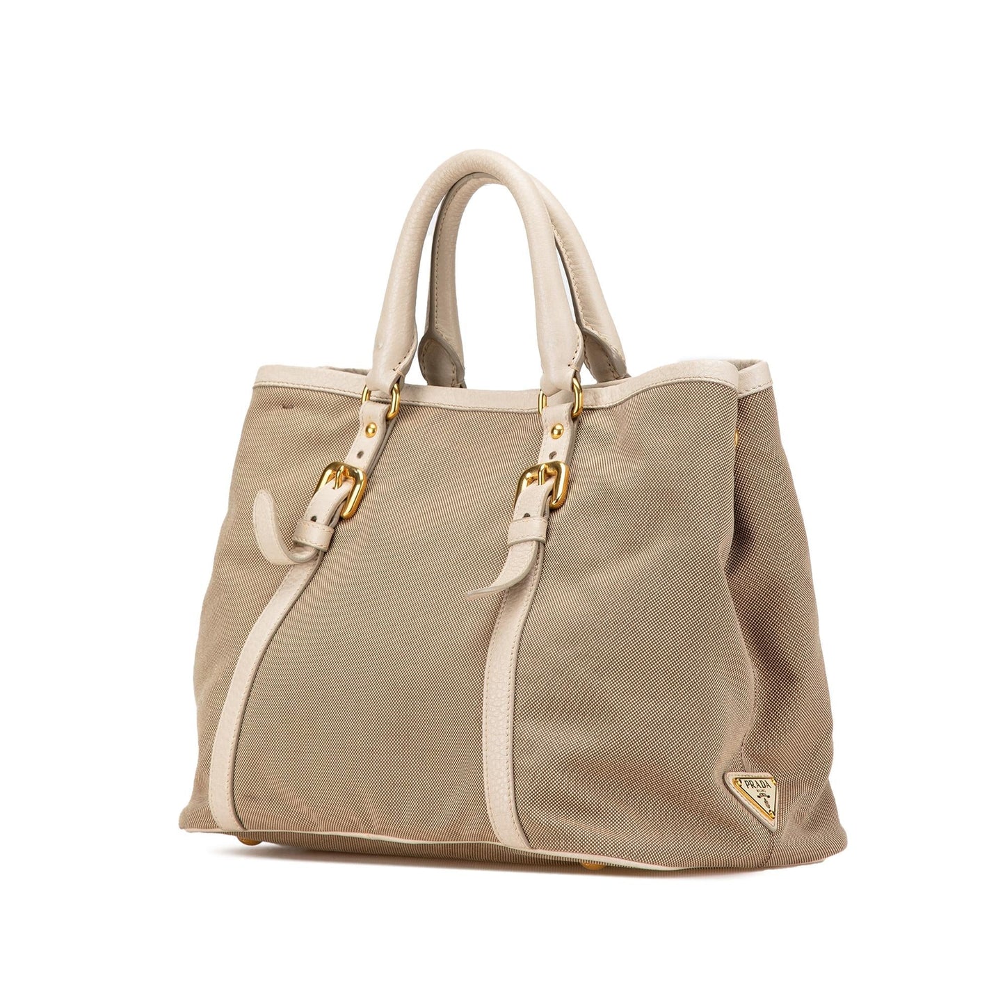 Prada Canvas Canapa Logo Satchel (SHG-Haws7D)