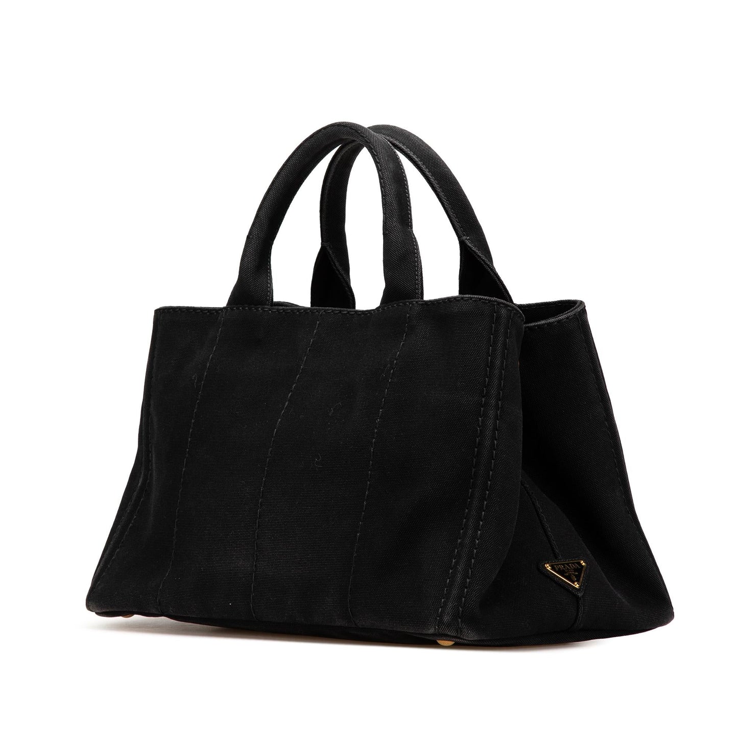 Prada Canvas Canapa Logo Satchel