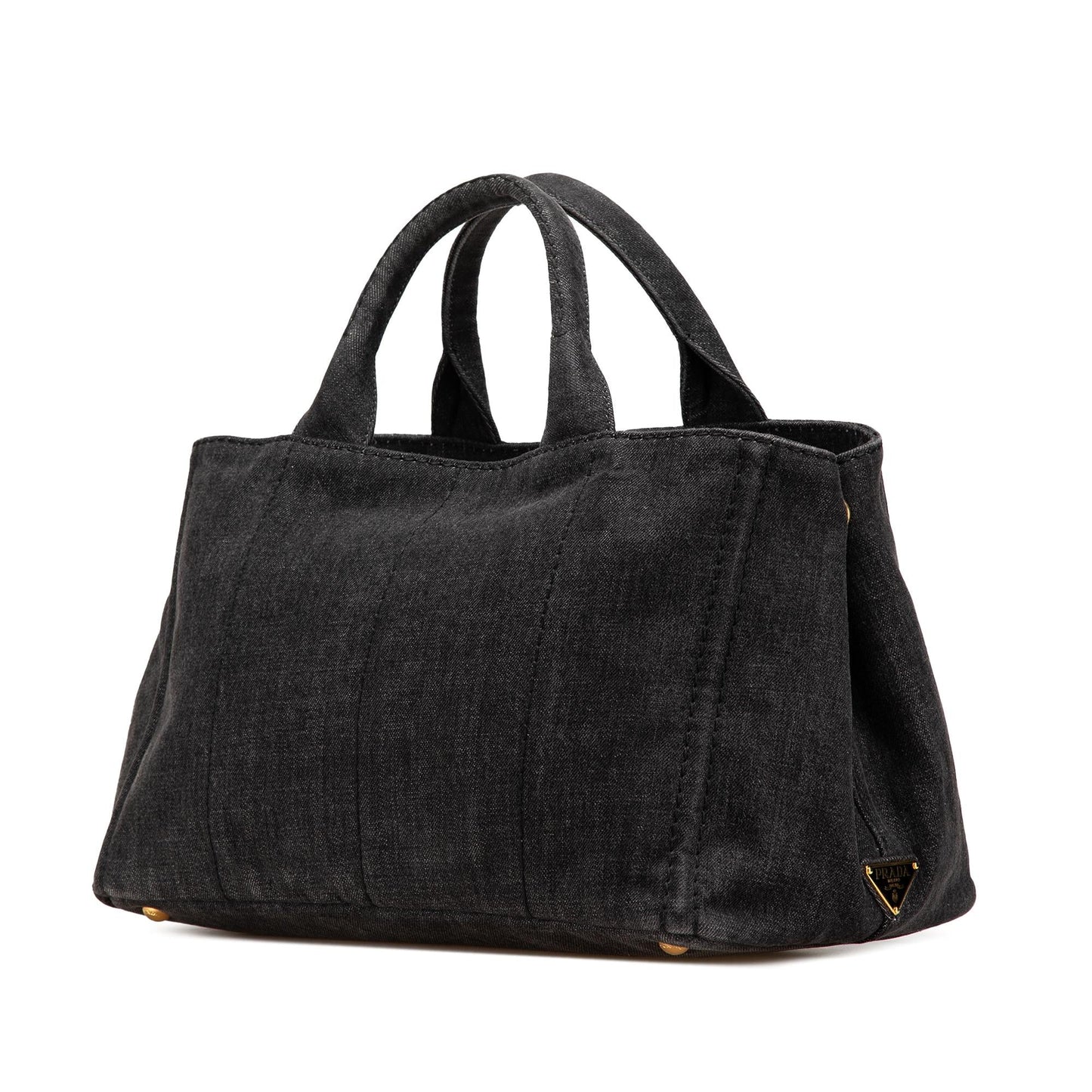 Prada Canvas Canapa Logo Satchel