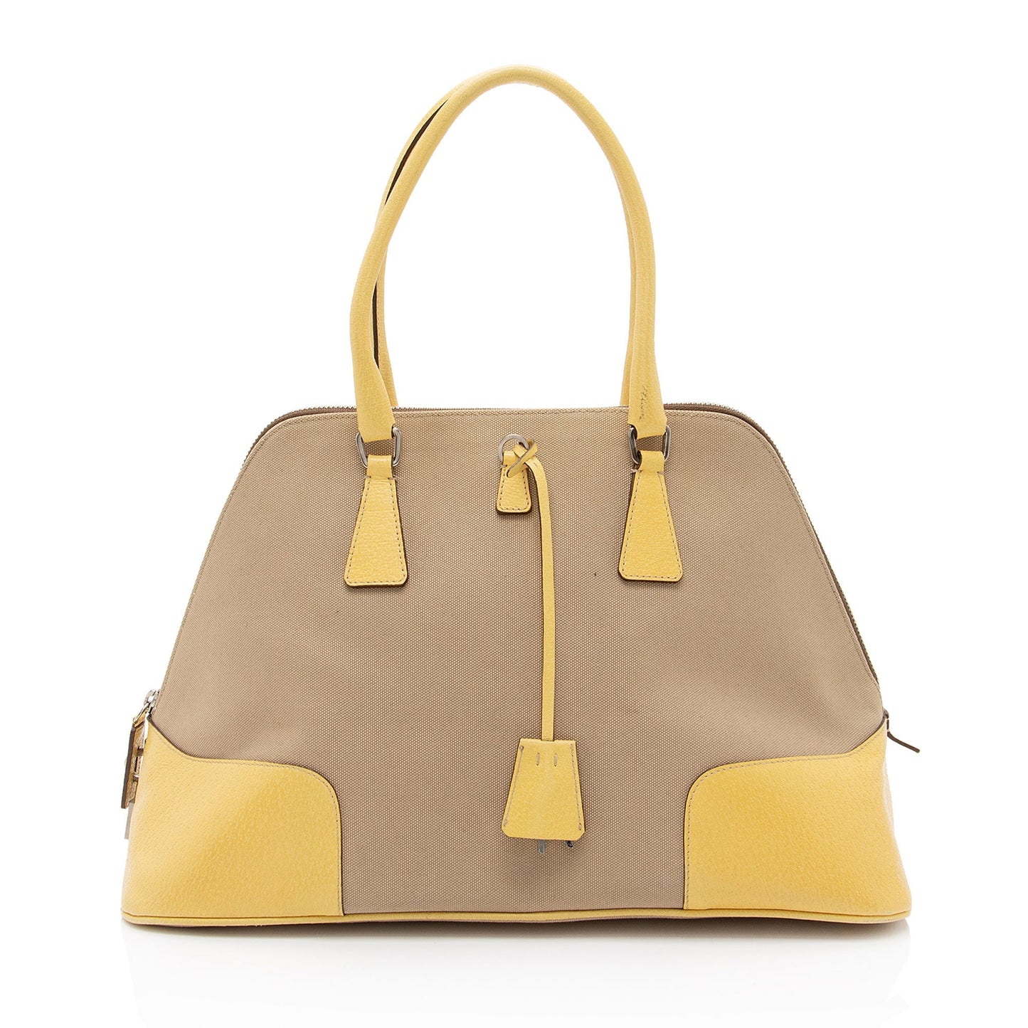 Prada Canvas Canapa Satchel