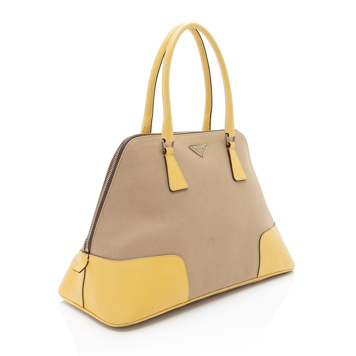 Prada Canvas Canapa Satchel