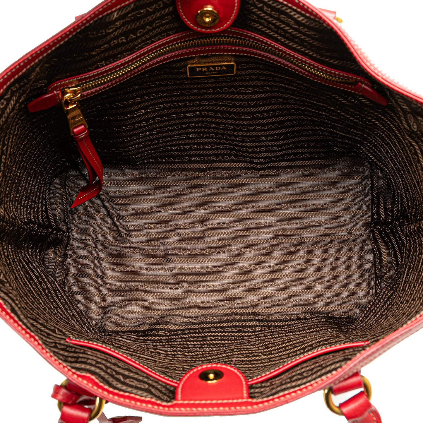 Prada Canvas Canapa Tote