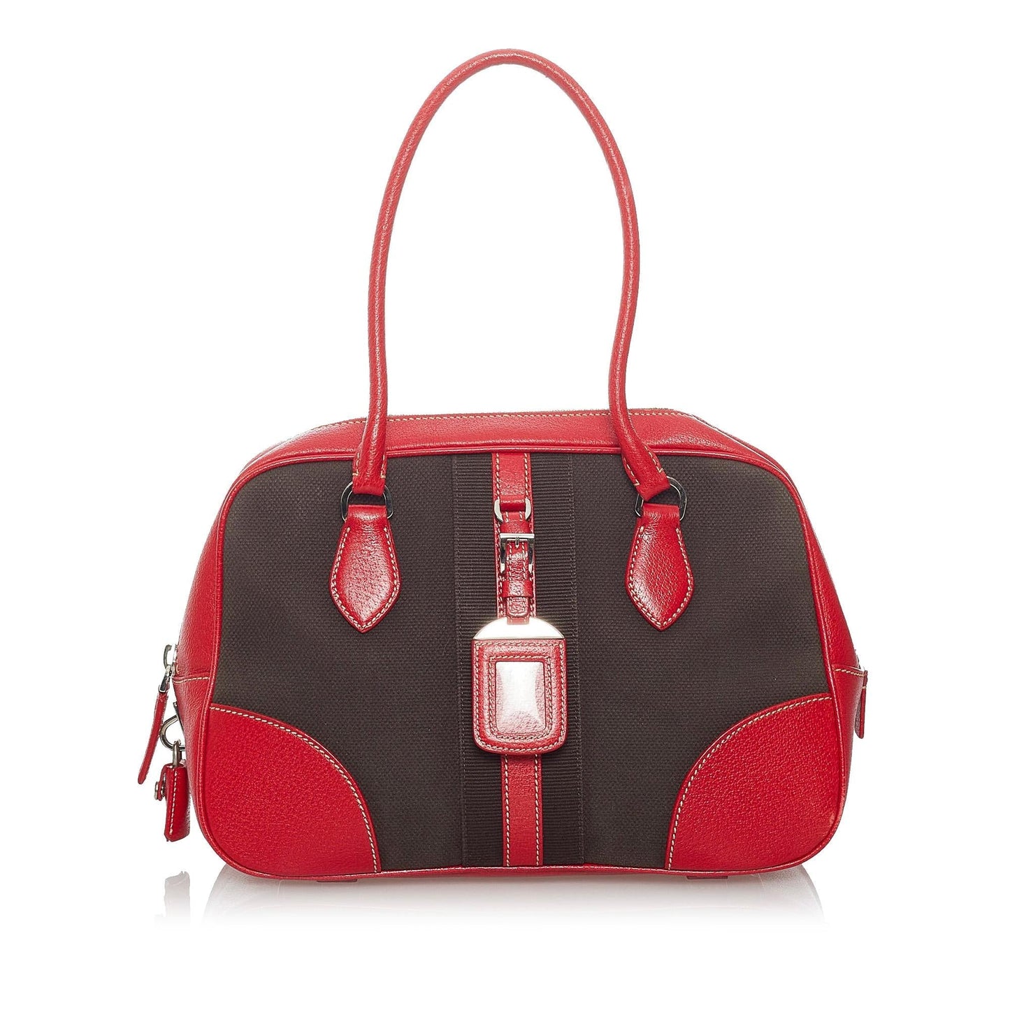 Prada Canvas Handbag (SHG-29782)