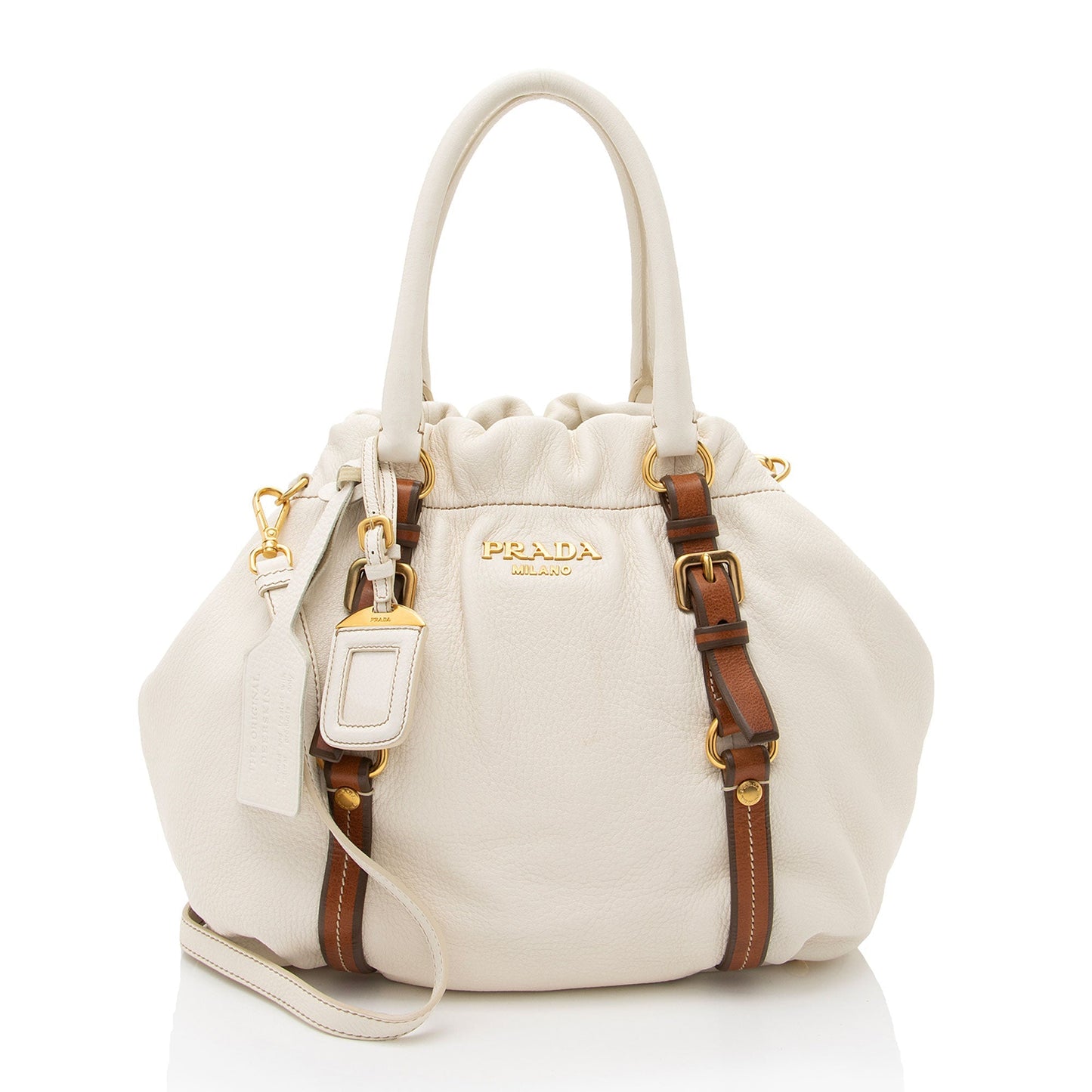 Prada Cervo Antik Shoulder Bag (SHF-eT3v2w)