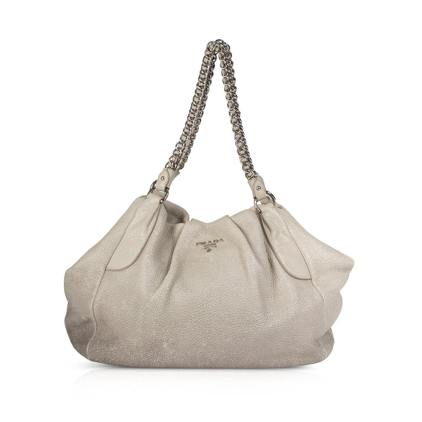 Prada Cervo Lux Chain Hobo