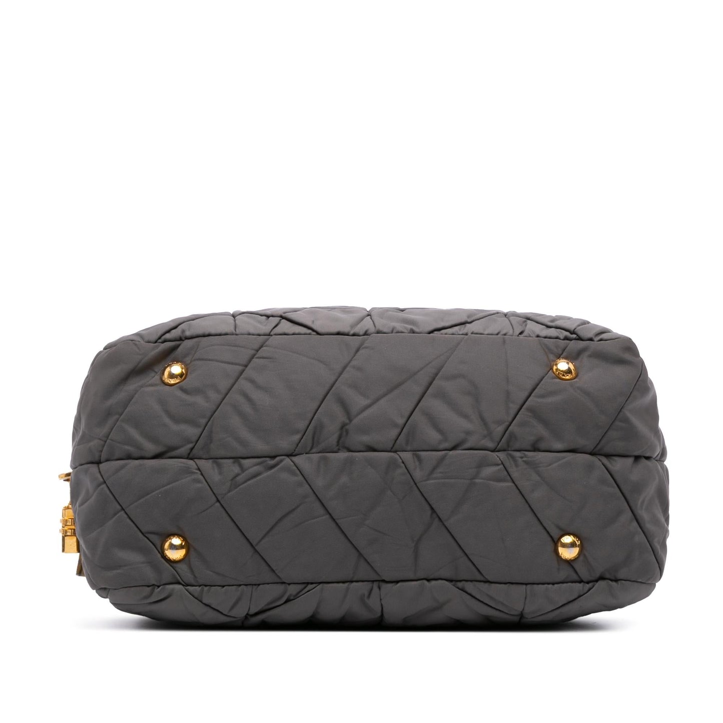 Prada Chevron Quilted Tessuto Dome Satchel