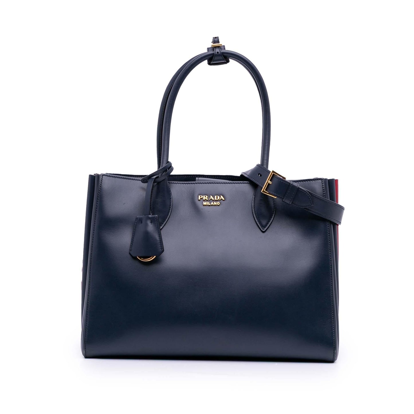 Prada City Calf Bibliotheque Satchel