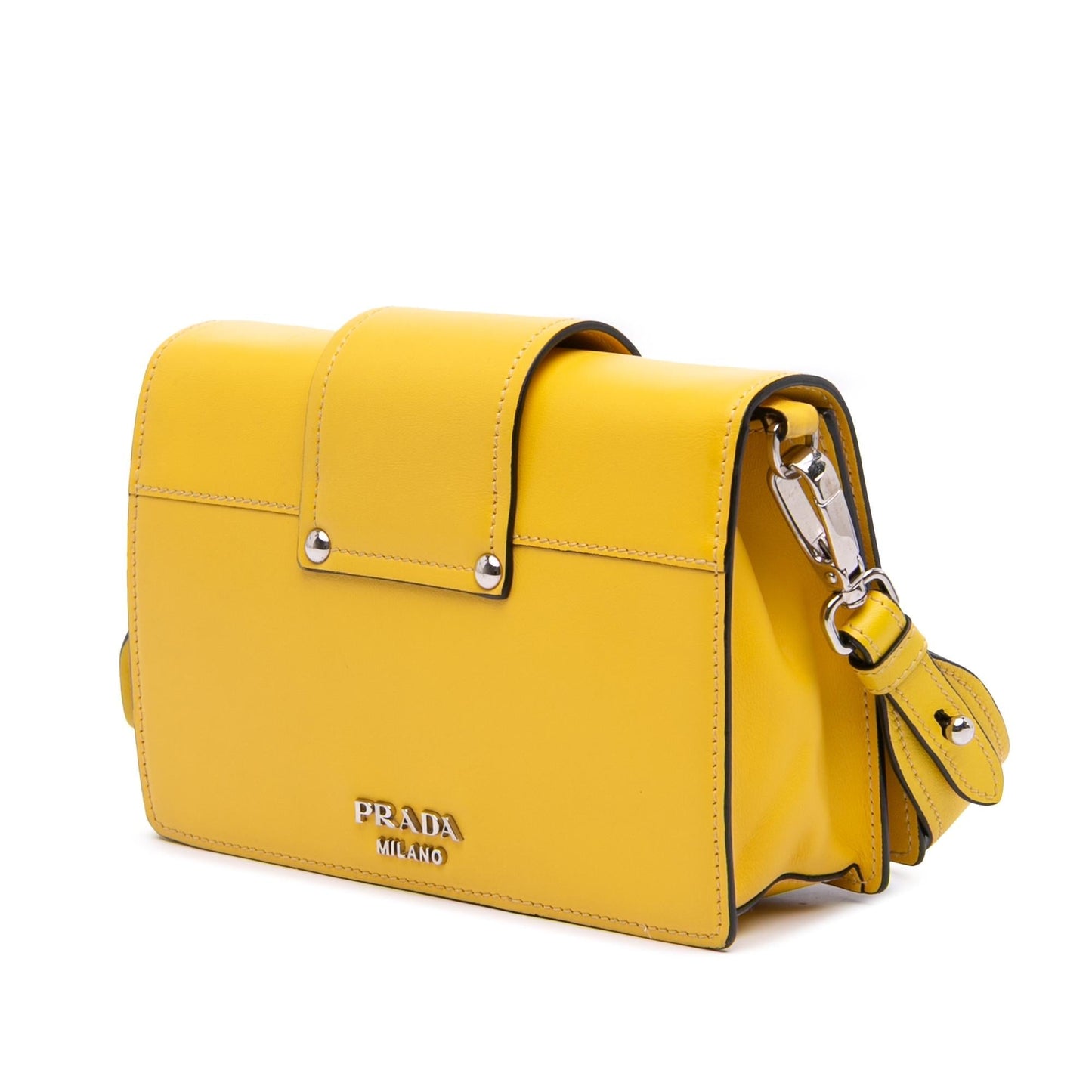 Prada City Calf Plex Ribbon Crossbody