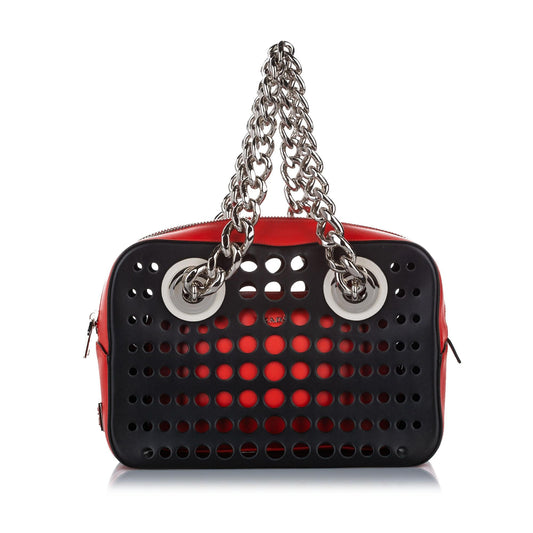 Prada City Fori Perforated Handbag Style 2 - Ewore Bags