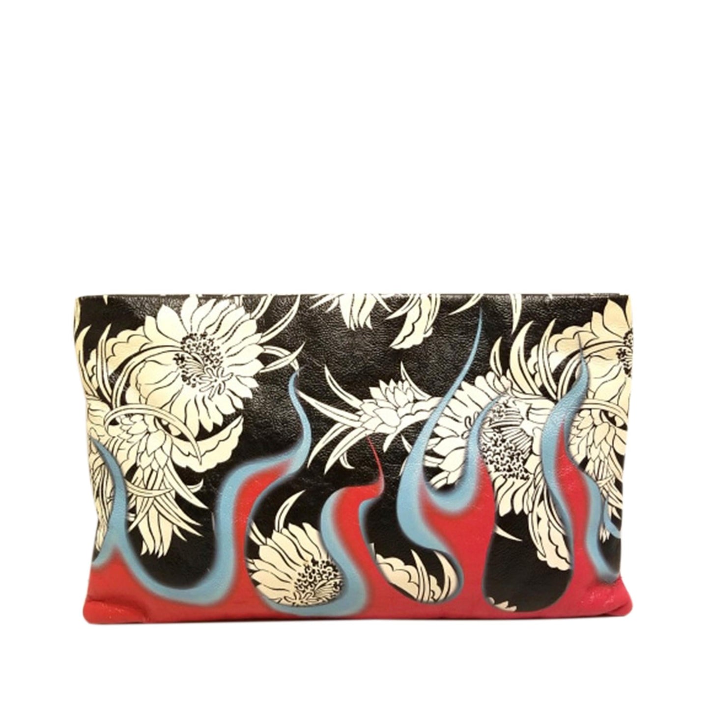 Prada Dahlia Flame Print Crossbody Bag (SHG-6k9dlI)
