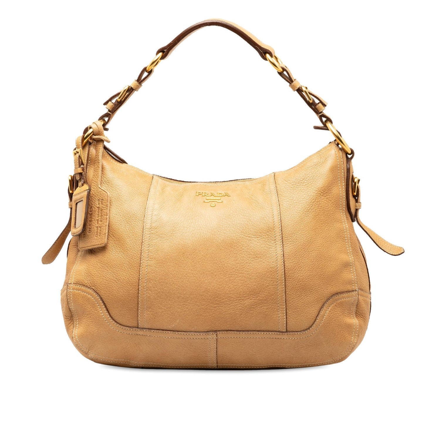 Prada Deerskin Leather Shoulder Bag (SHG-YwNnyJ)