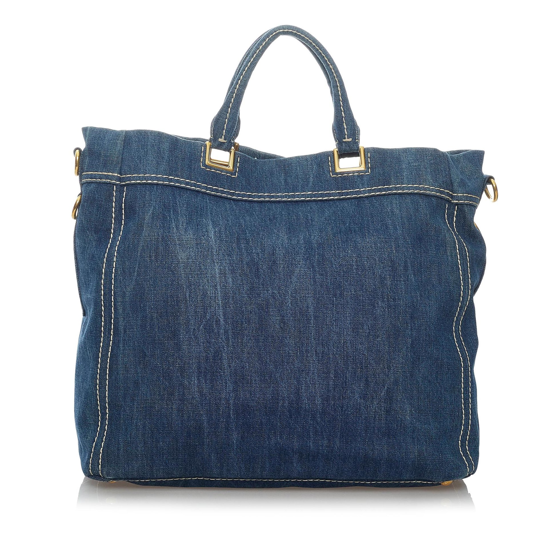 Prada Logo Shopping Satchel - Ewore Bags