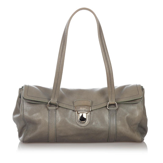 Prada Easy Leather Shoulder Bag Style 6 - Ewore Bags