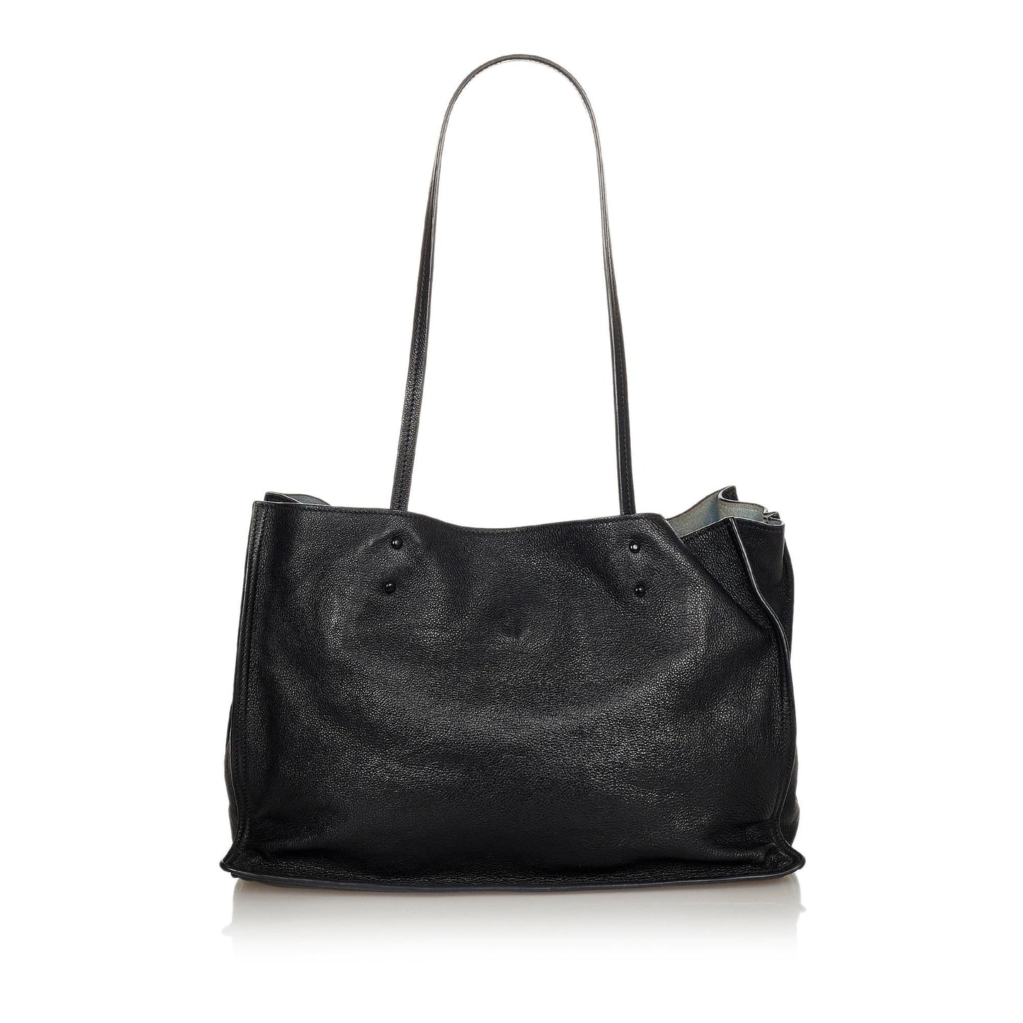 Prada Etiquette Leather Tote Bag Style 5 - Ewore Bags