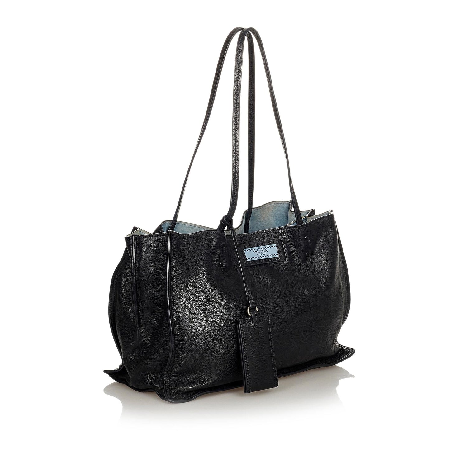 Prada Etiquette Leather Tote Bag (SHG-24647)