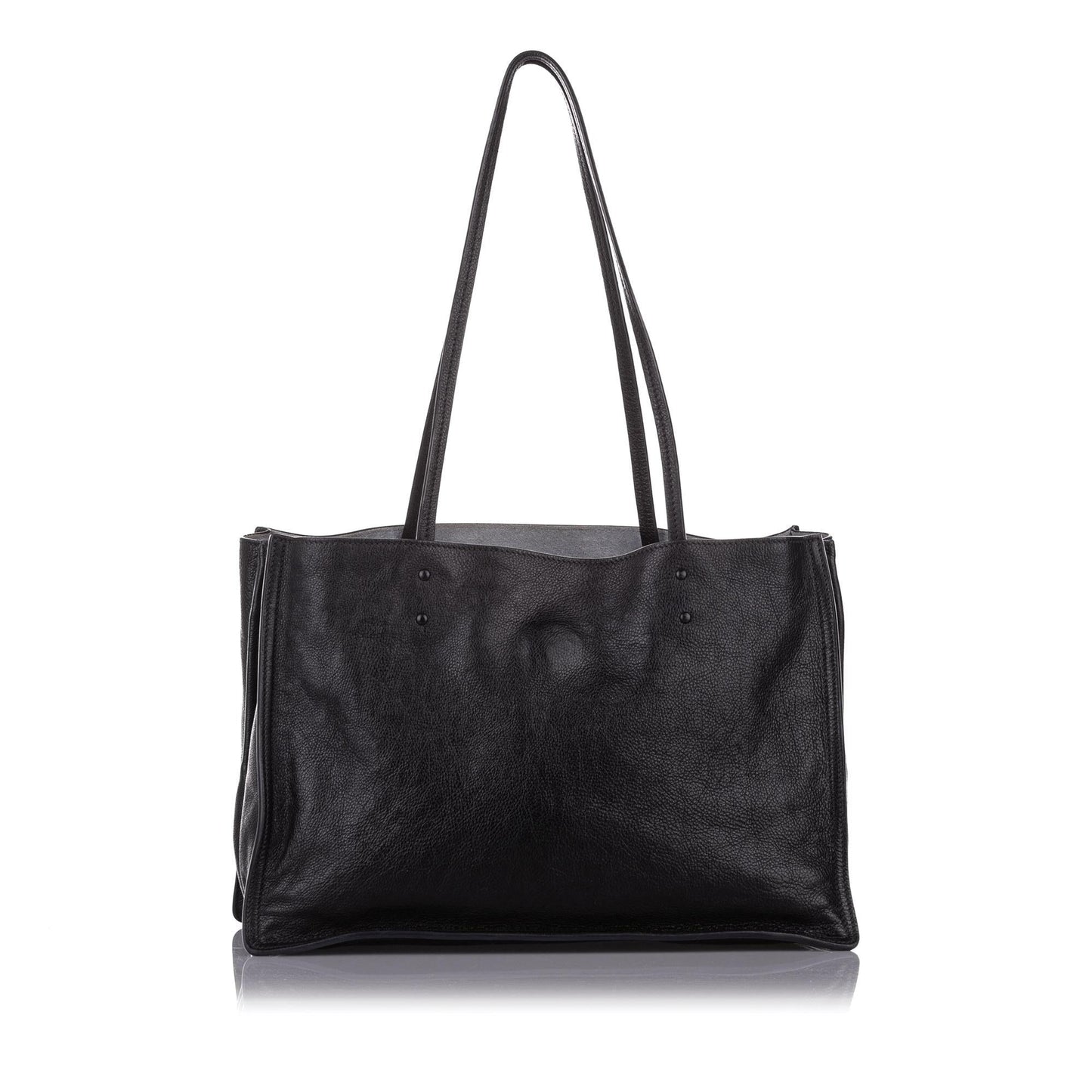 Prada Etiquette Leather Tote Bag (SHG-32338)