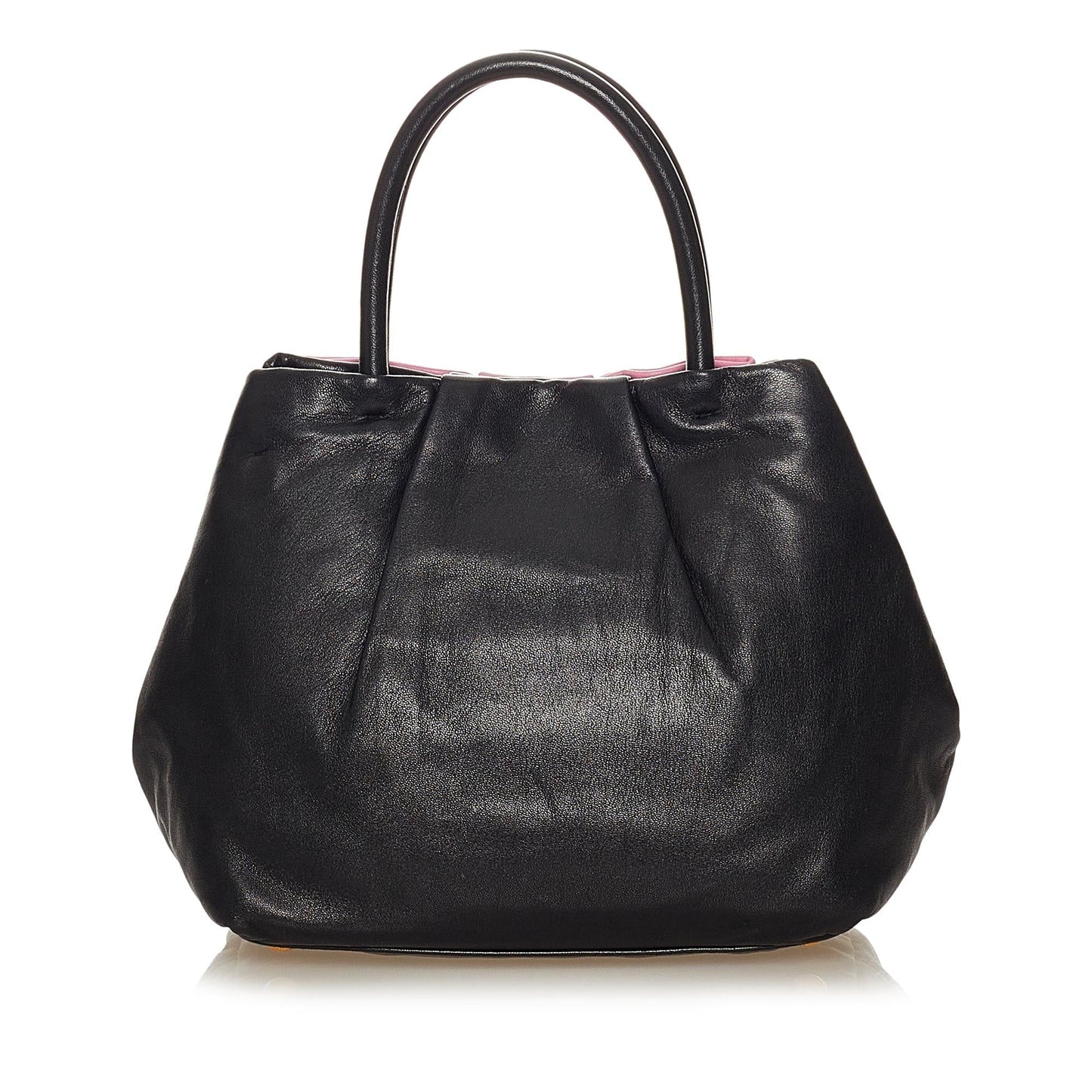 Prada Fiocco Bow Leather Satchel (SHG-27308)
