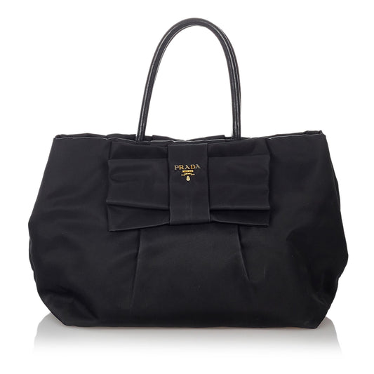 Prada Fiocco Bow Tessuto Handbag Style 3 - Ewore Bags