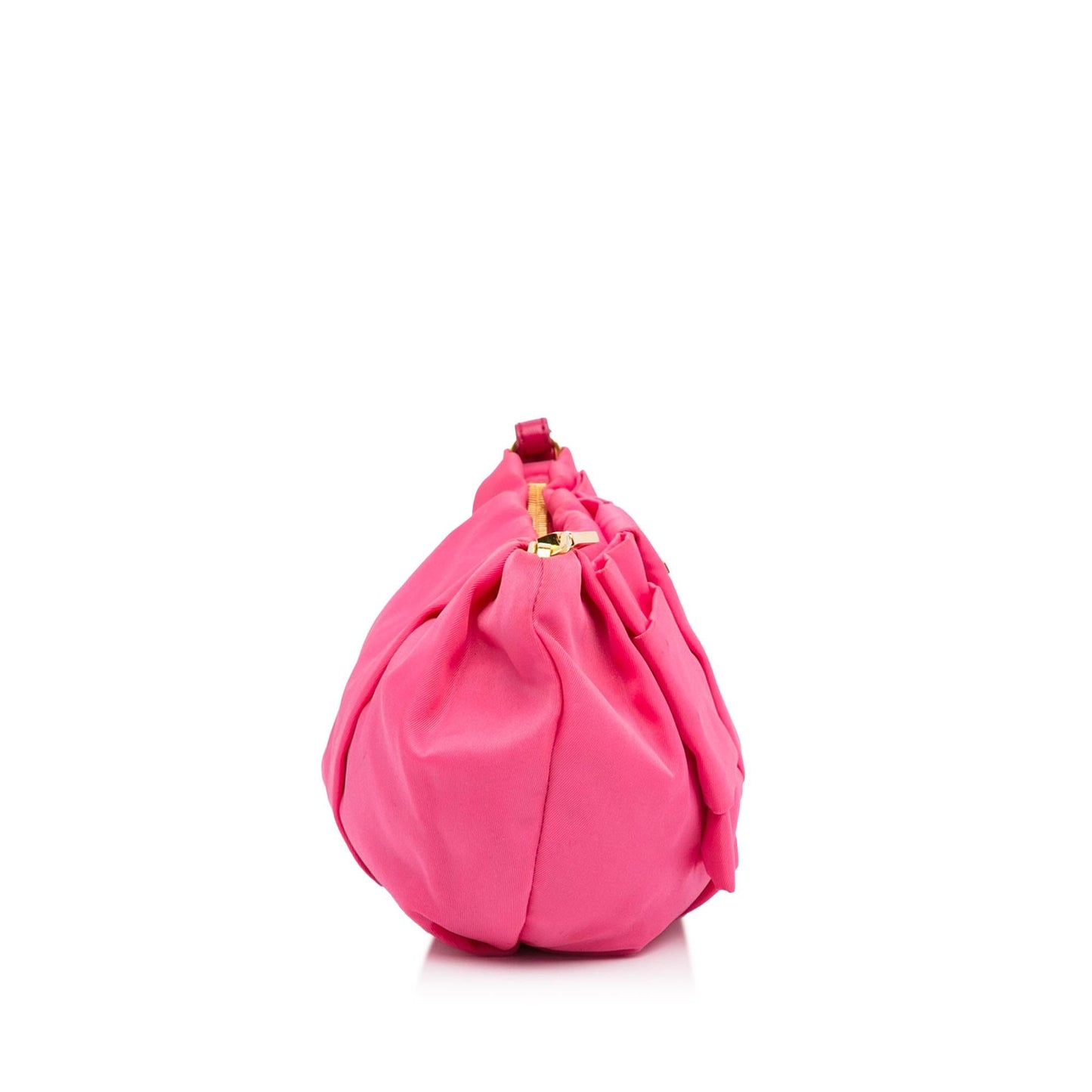 Prada Fiocco Bow Tessuto Pouch (SHG-JpaIej)
