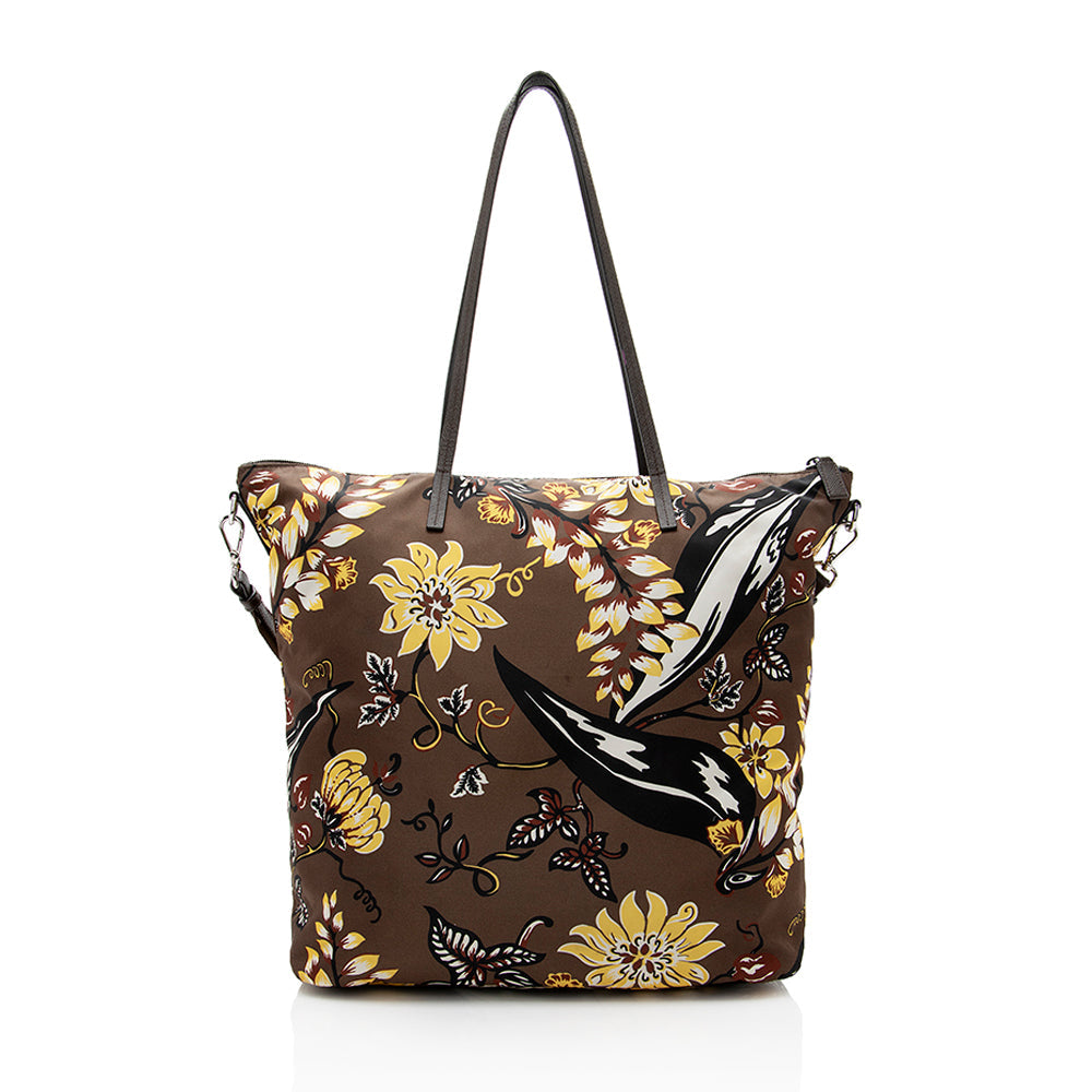 Prada Floral Tessuto Tote - Ewore Bags