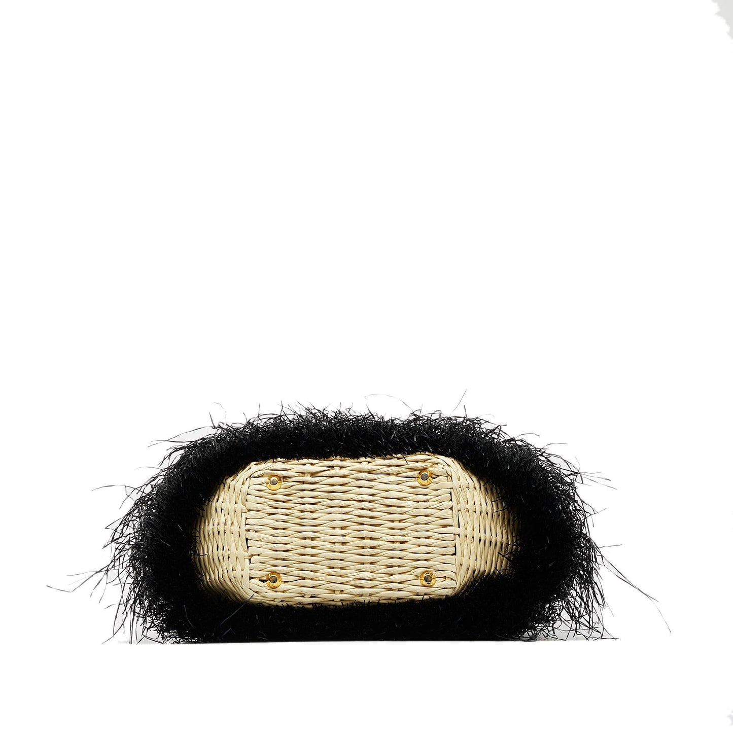Prada Fringed Raffia Satchel (SHG-boy5Vs)