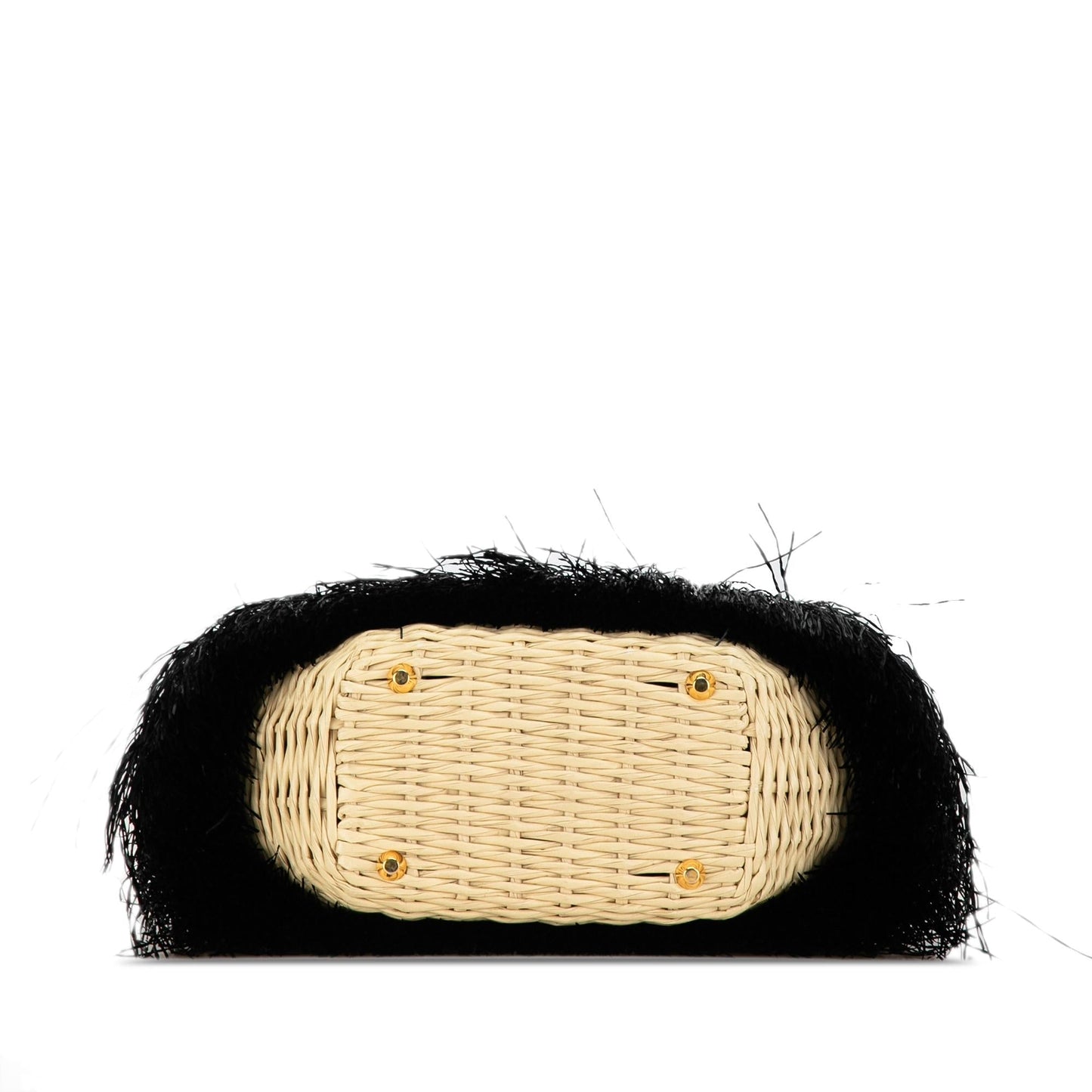 Prada Fringed Raffia Satchel (SHG-ZpbKCh)