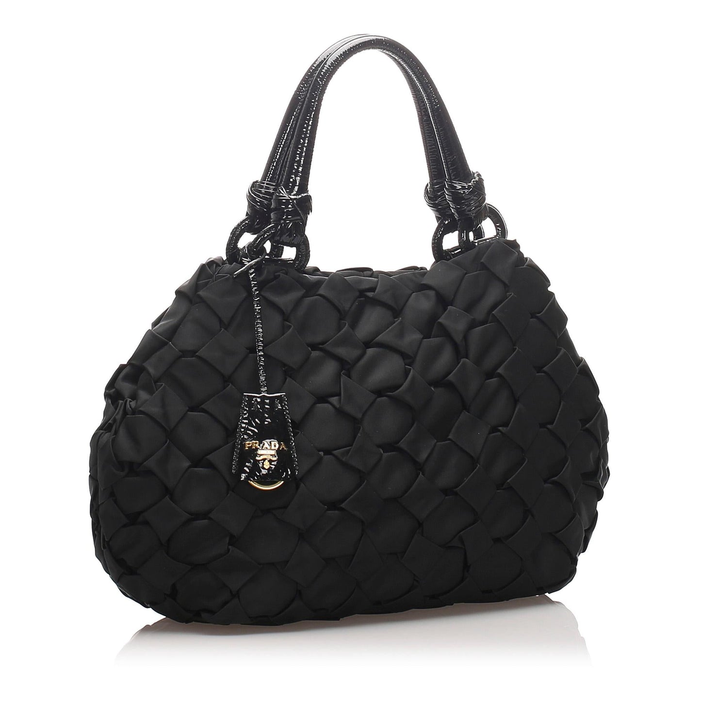 Prada Gathered Nylon Shoulder Bag (SHG-27598)