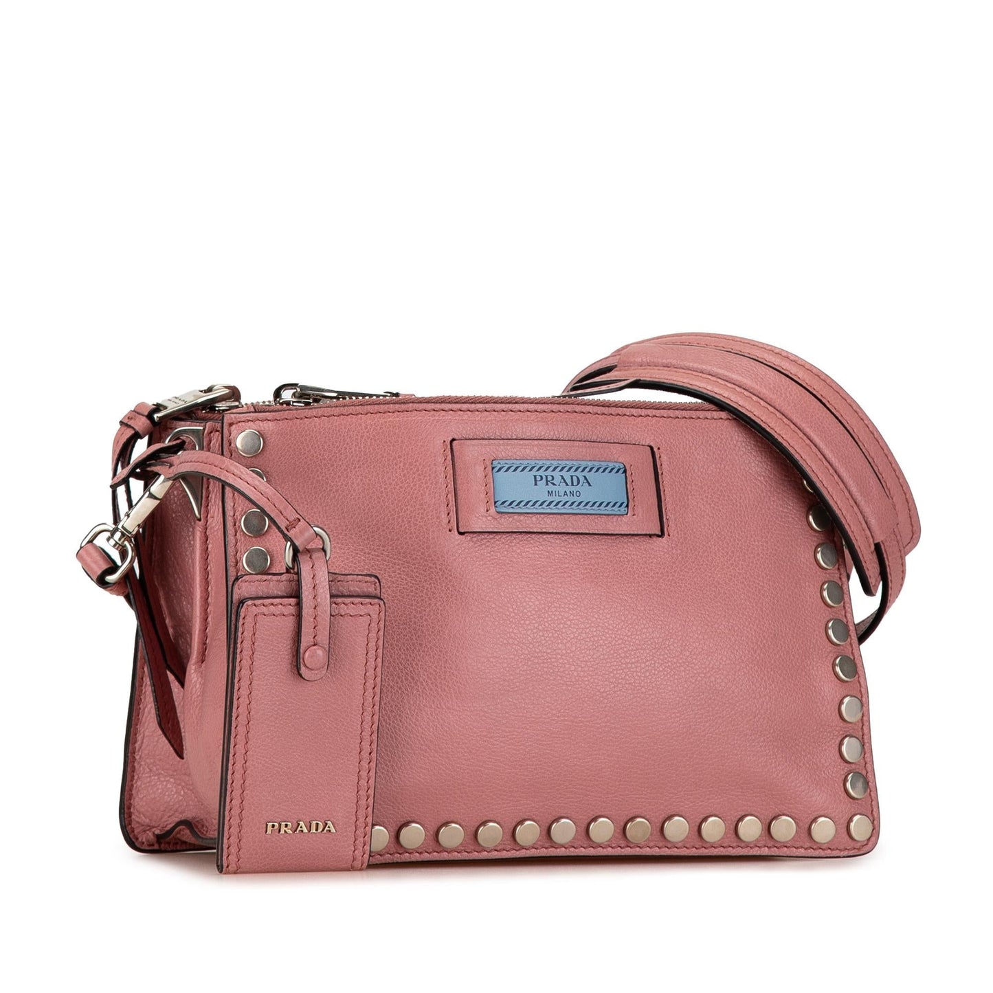 Prada Glace Calf Etiquette Crossbody (SHG-TJ7X7S)