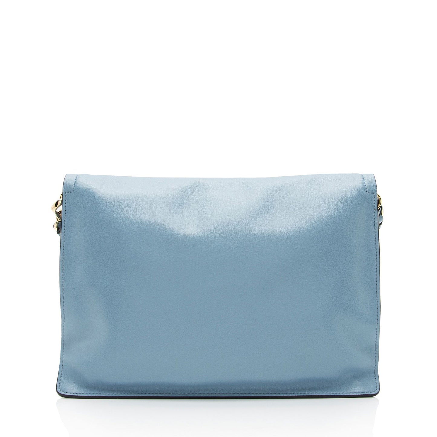 Prada Glace Calf Flap Messenger (SHF-BZ6lRK)