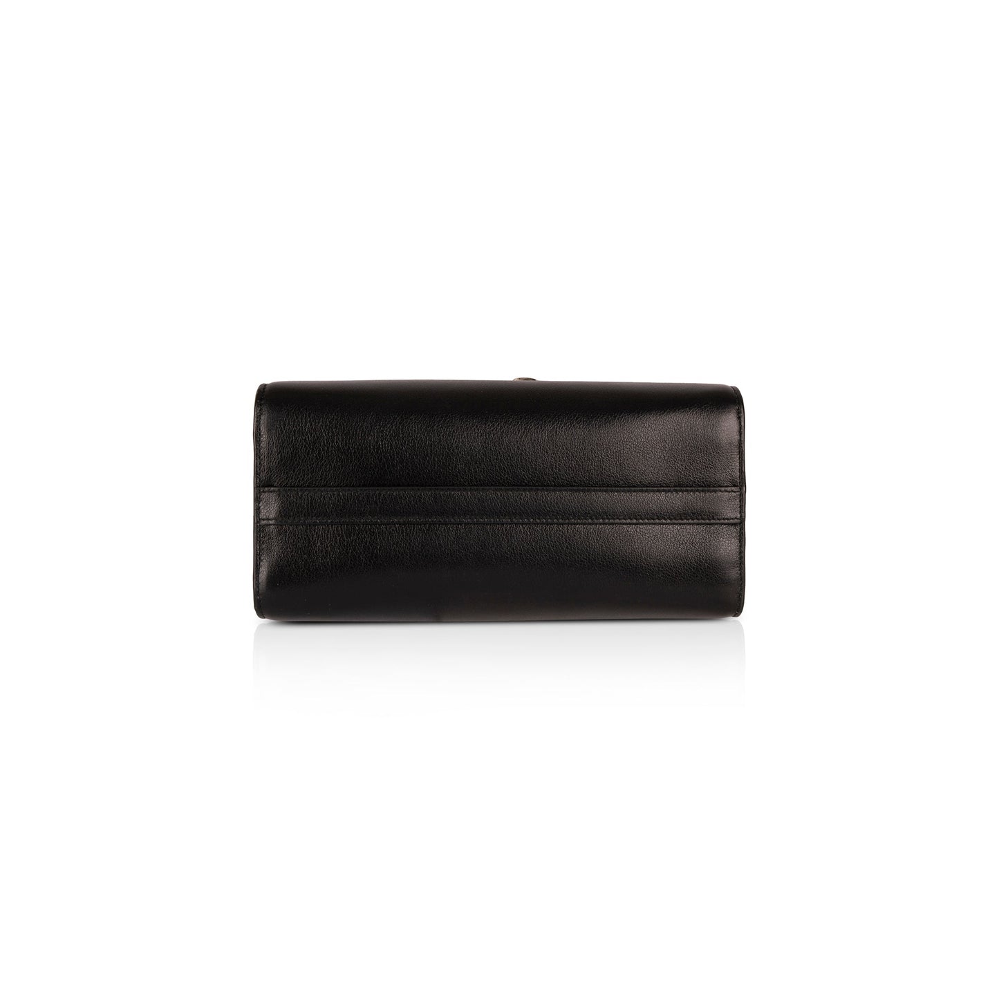 Prada Glace Calf Leather Studded Top Handle Bag