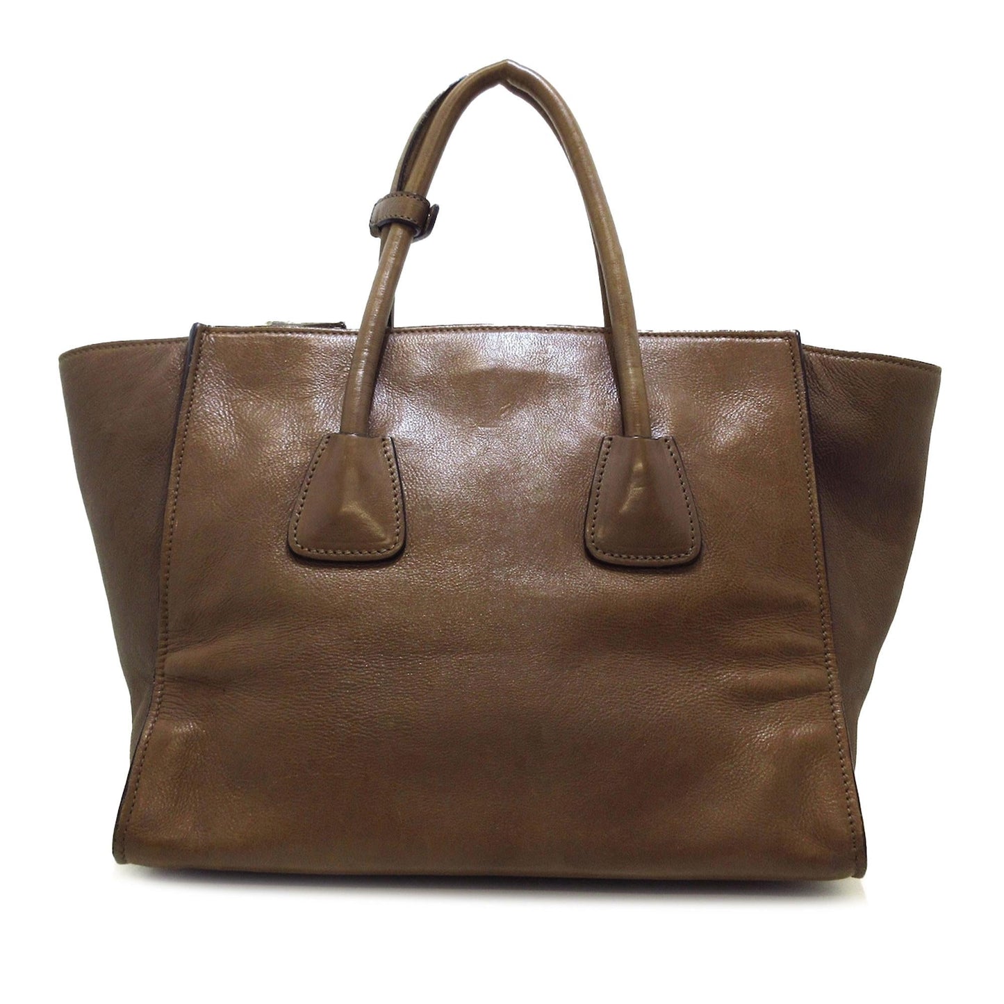 Prada Glace Calf Twin Pocket Satchel (SHG-eOgEoj)