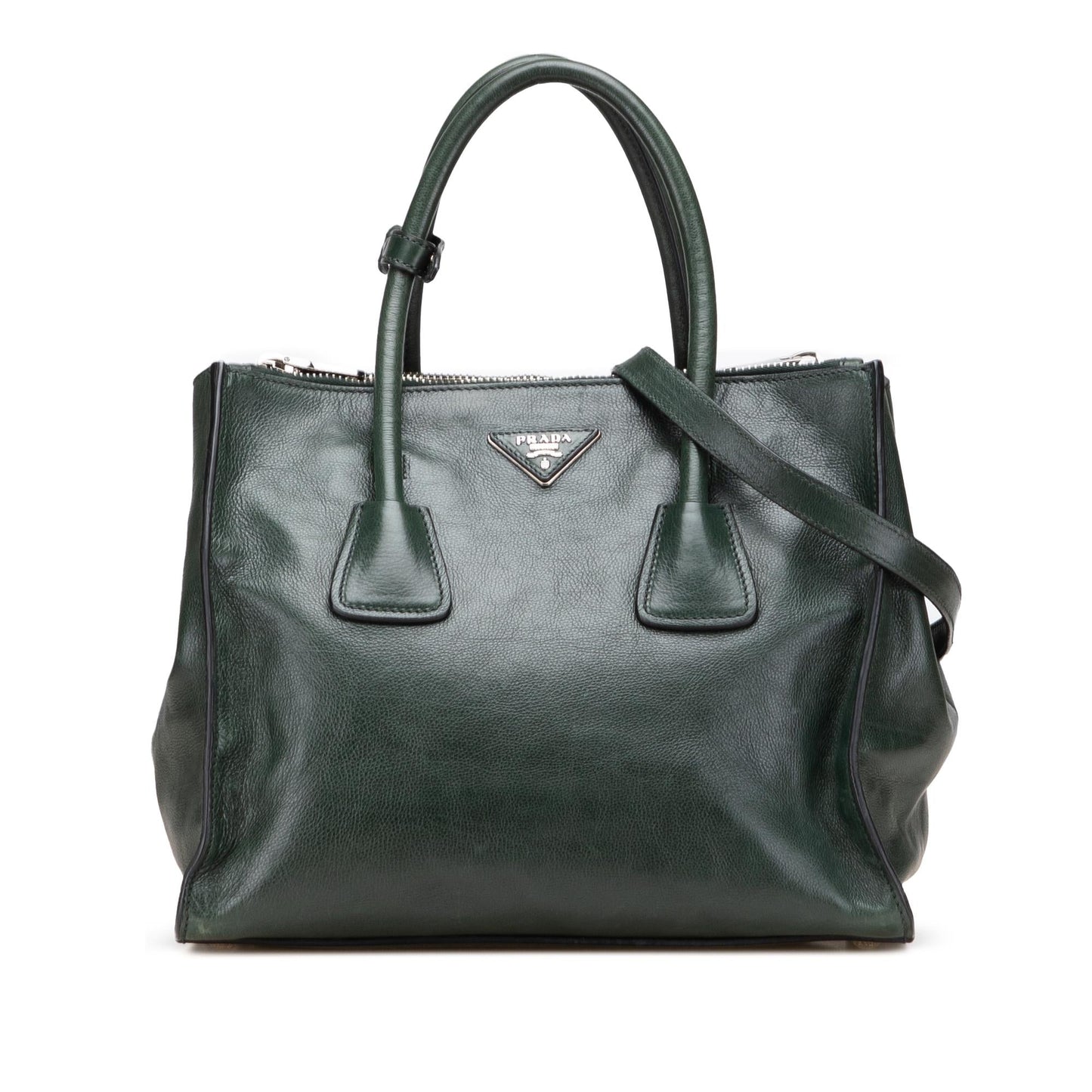 Prada Glace Calf Twin Pocket Satchel