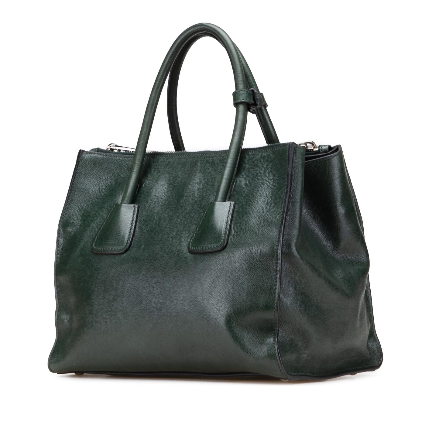 Prada Glace Calf Twin Pocket Satchel