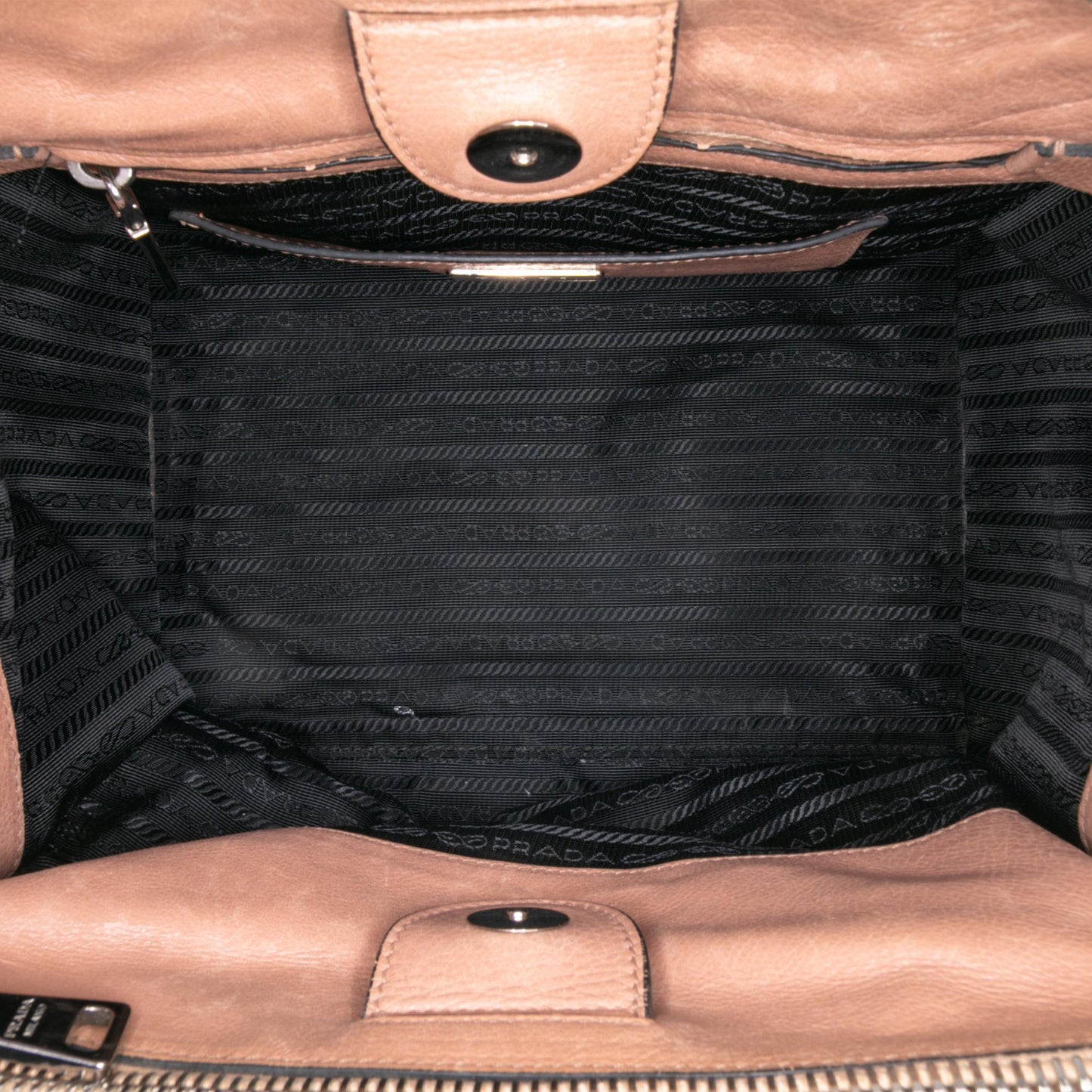 Prada Glace Calf Twin Pocket Satchel