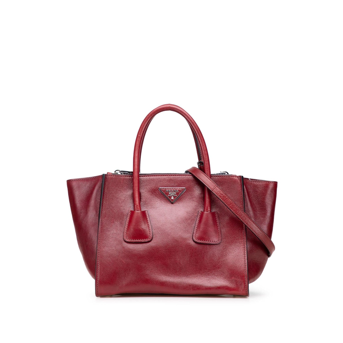 Prada Glace Calf Twin Pocket Satchel
