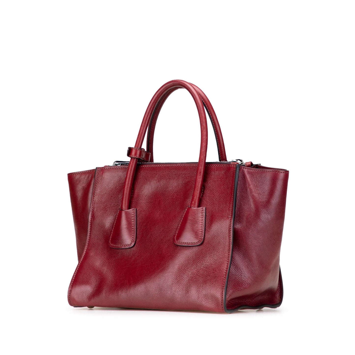 Prada Glace Calf Twin Pocket Satchel