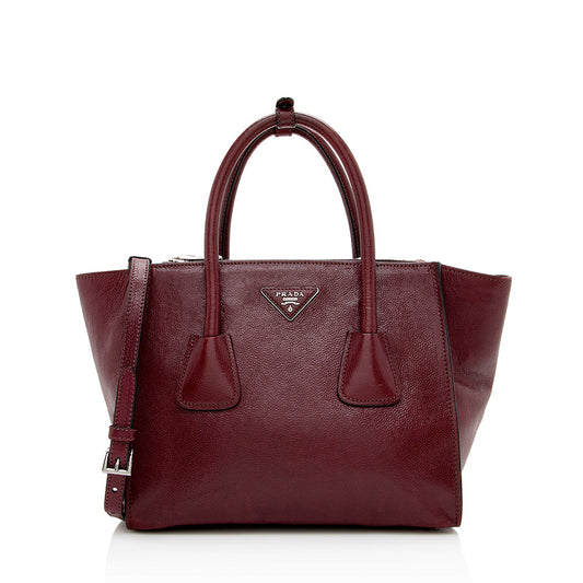 Prada Glace Calf Twin Pocket Tote Style 2 - Ewore Bags