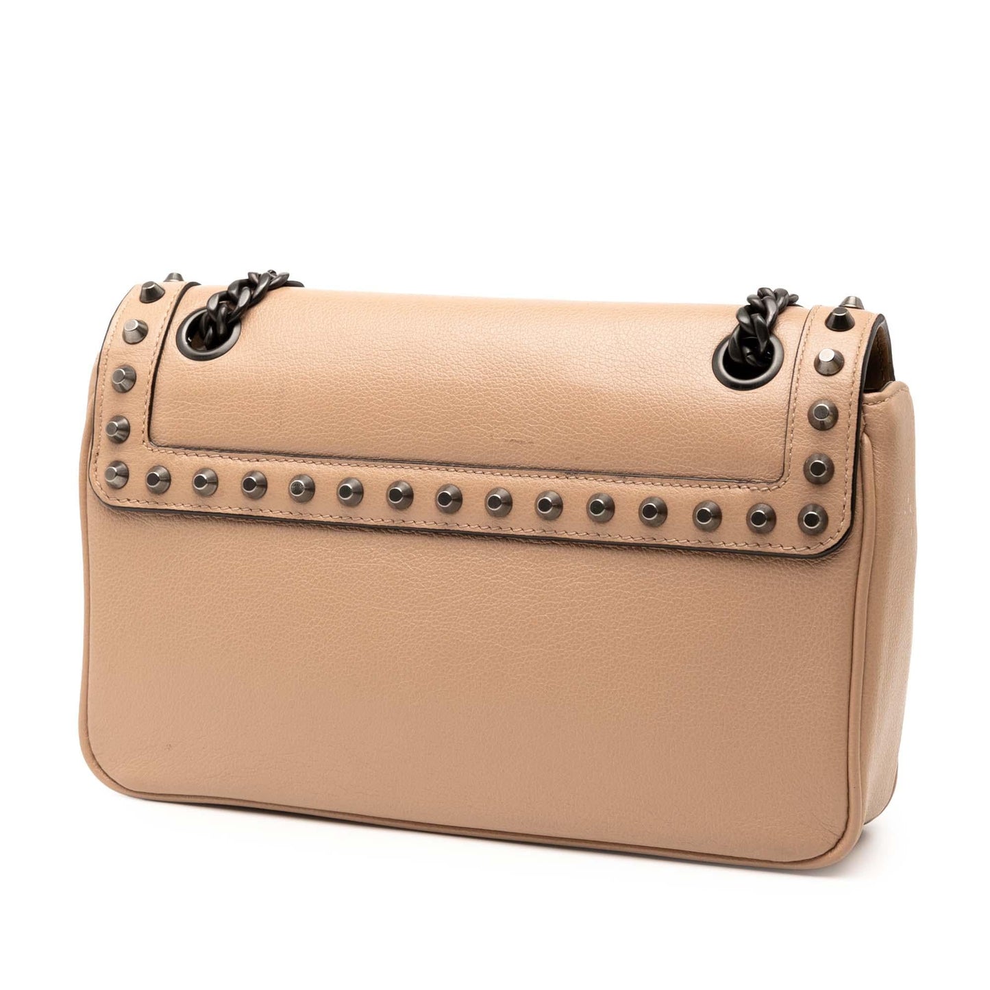 Prada Glace Calfskin Studded Crossbody