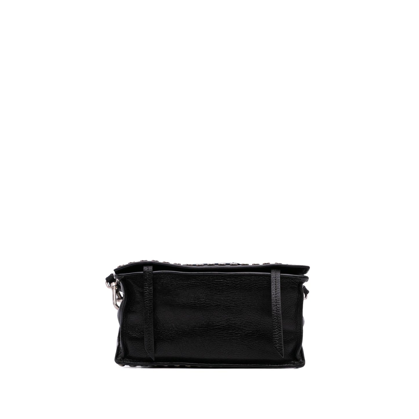 Prada Glace Calfskin Studded Etiquette Flap