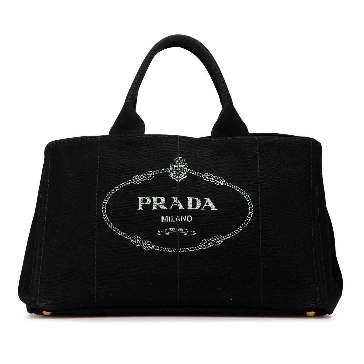Prada Large Canvas Canapa Logo Satchel (SHG-00k7Ht)