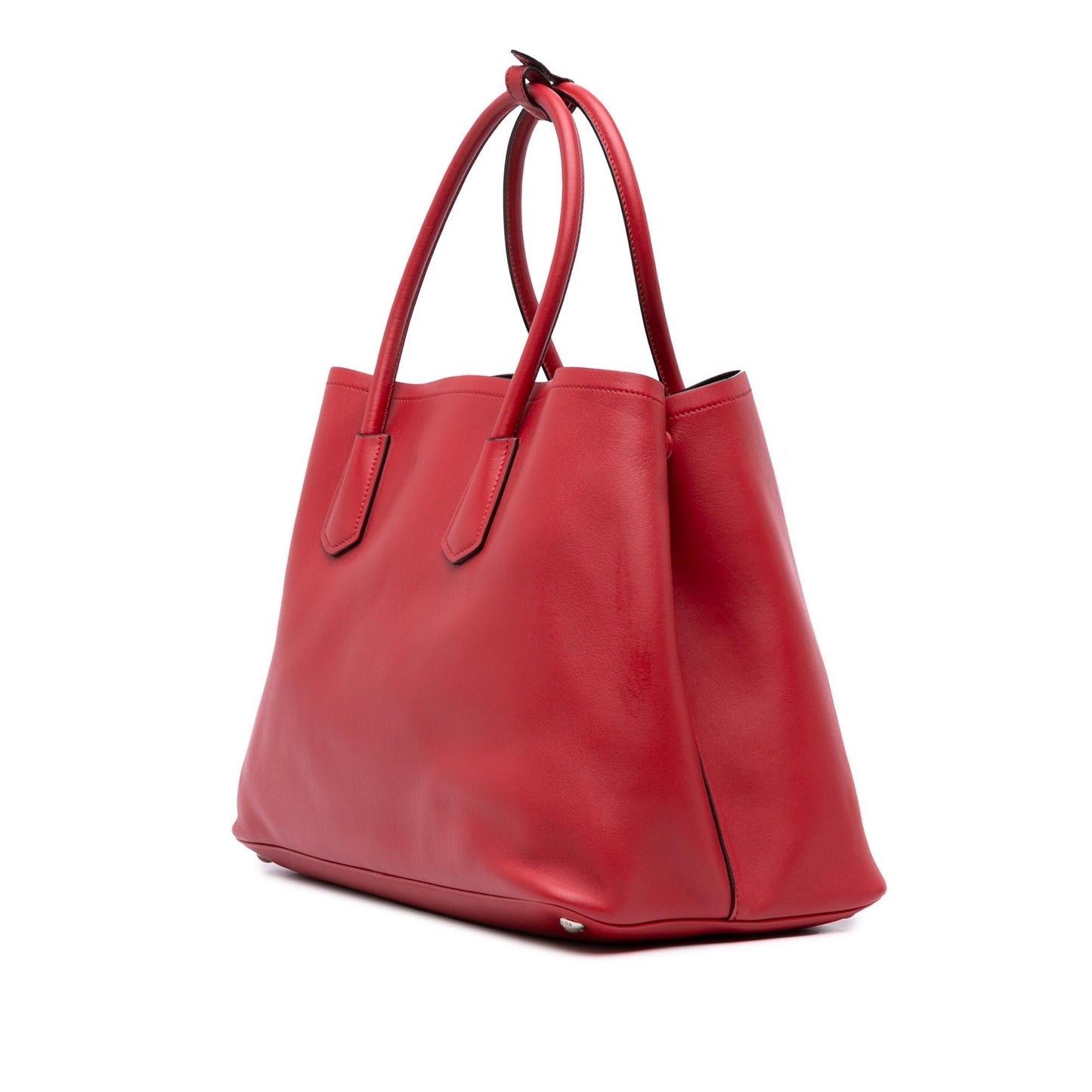 Prada Large City Calf Double Satchel