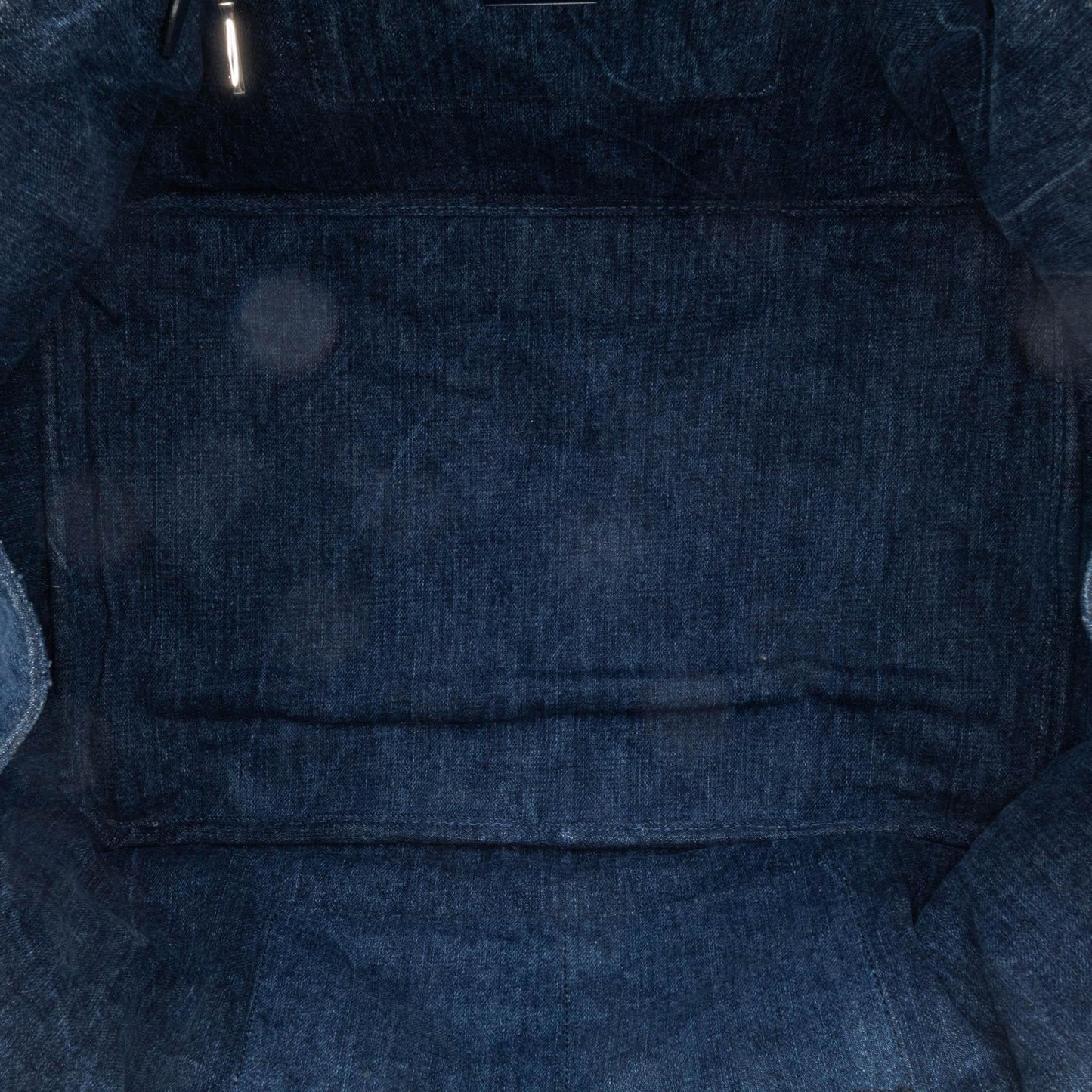 Prada Large Denim Canapa Bijoux Satchel