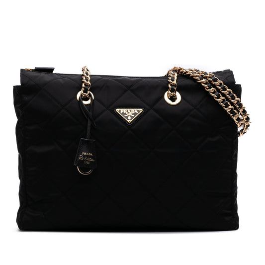 Prada Large Impuntu Re Nylon Re Edition 1995 Chaine Tote