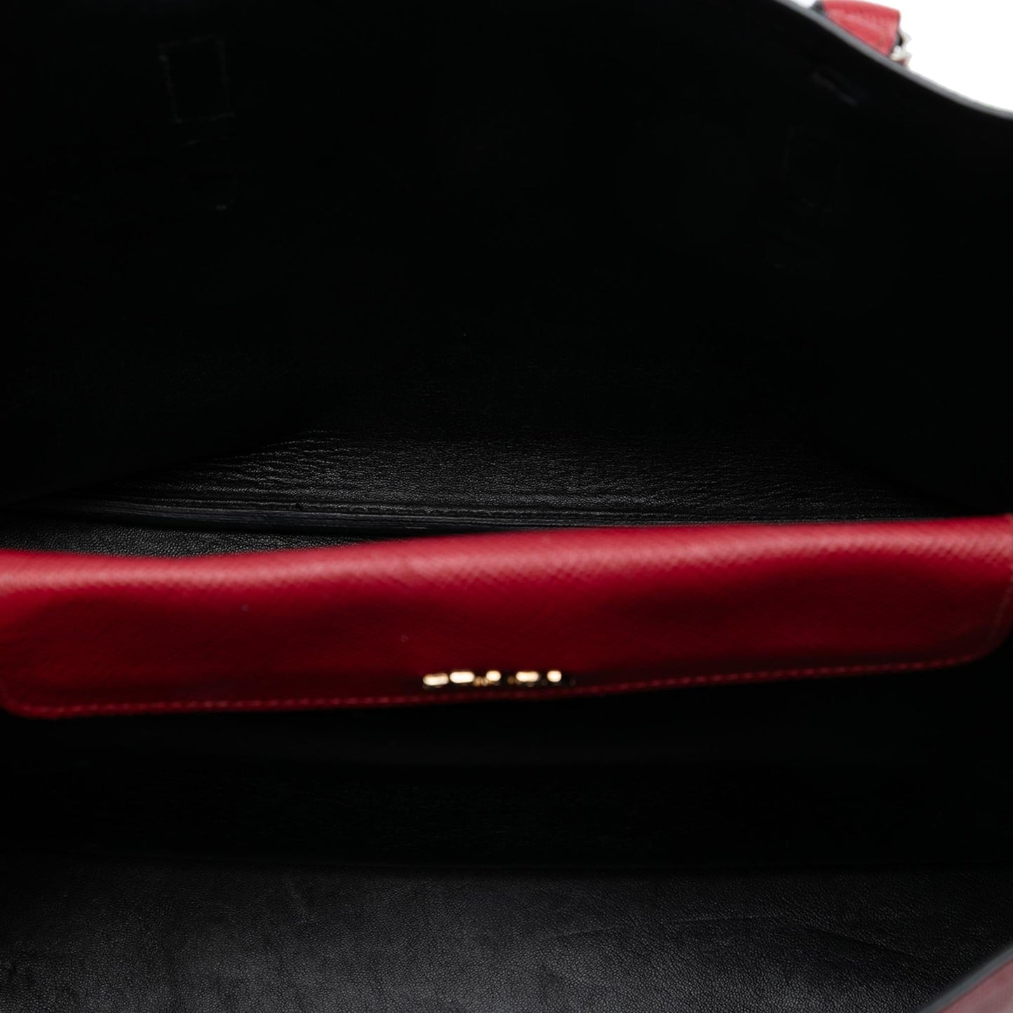 Prada Large Saffiano Cuir Double Satchel