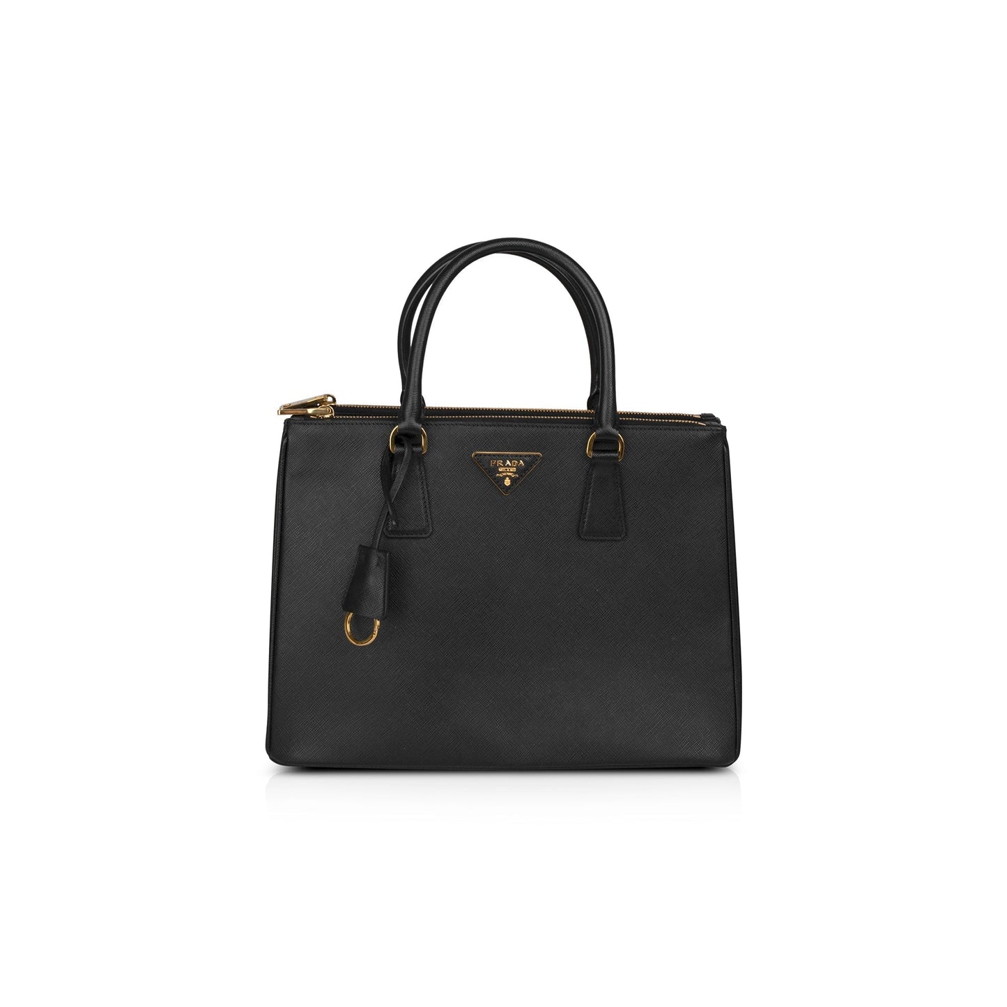 Prada Large Saffiano Double Zip Galleria Tote